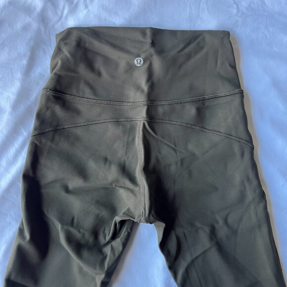 Lululemon In Movement 7/8 Tight Dark Olive Size 4 - Picture 7 of 7